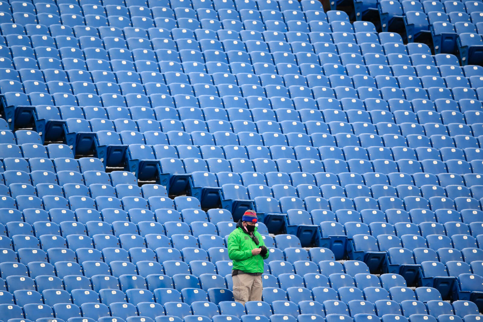 Sea of blue